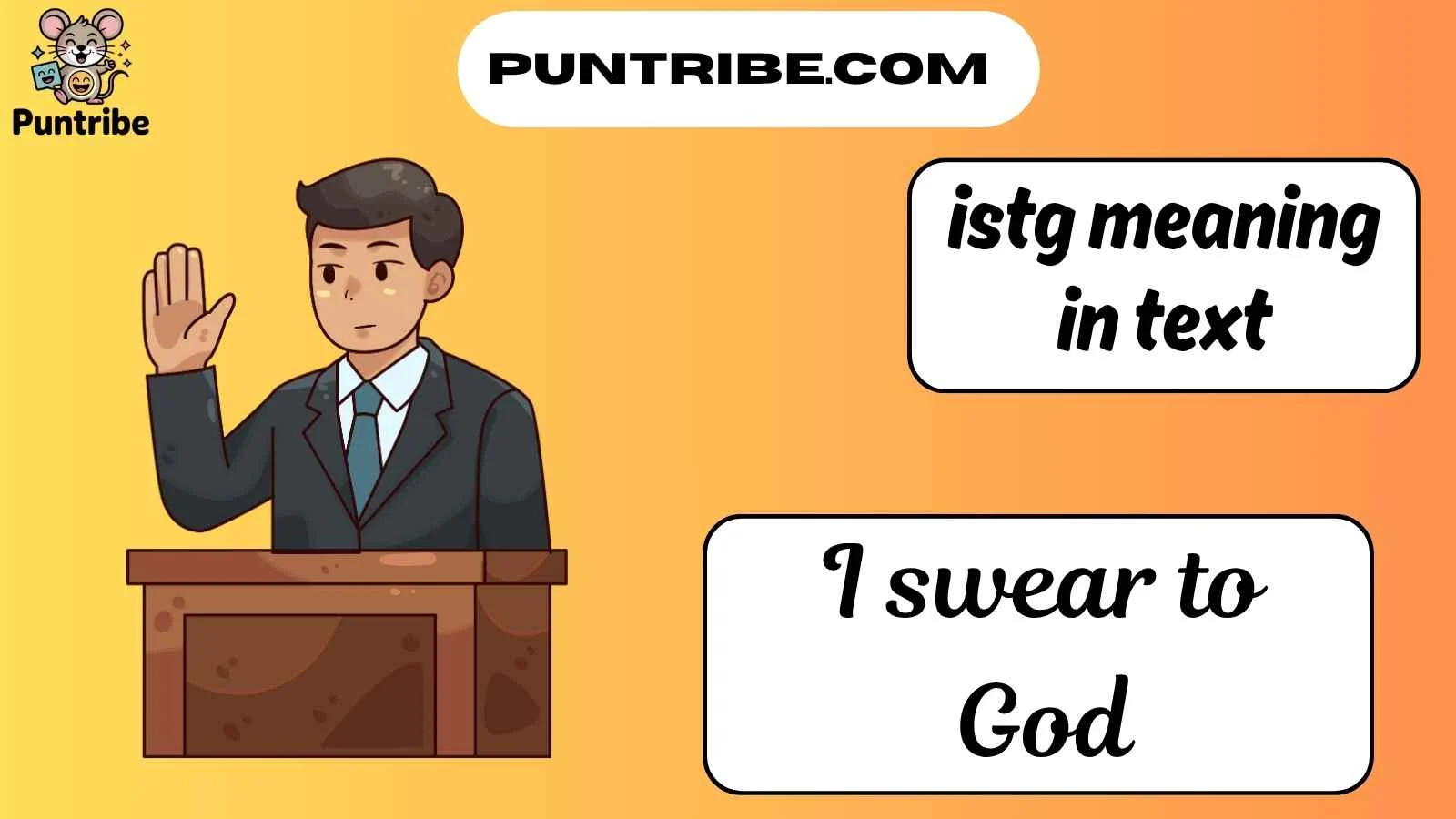 istg meaning in text