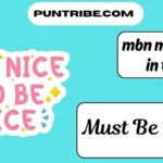 mbn meaning in text