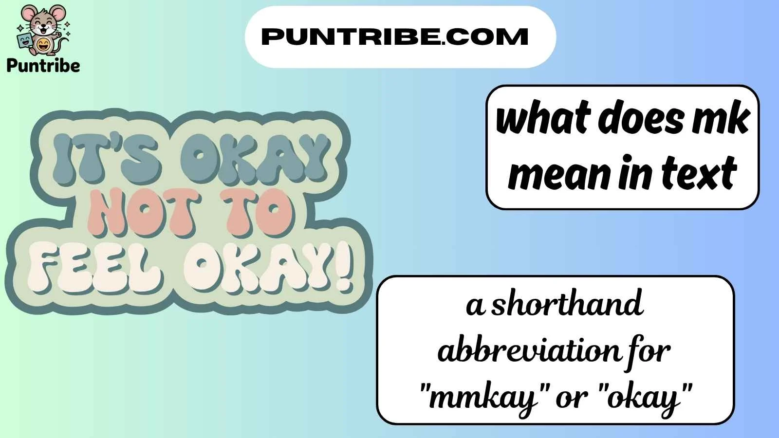 what does mk mean in text