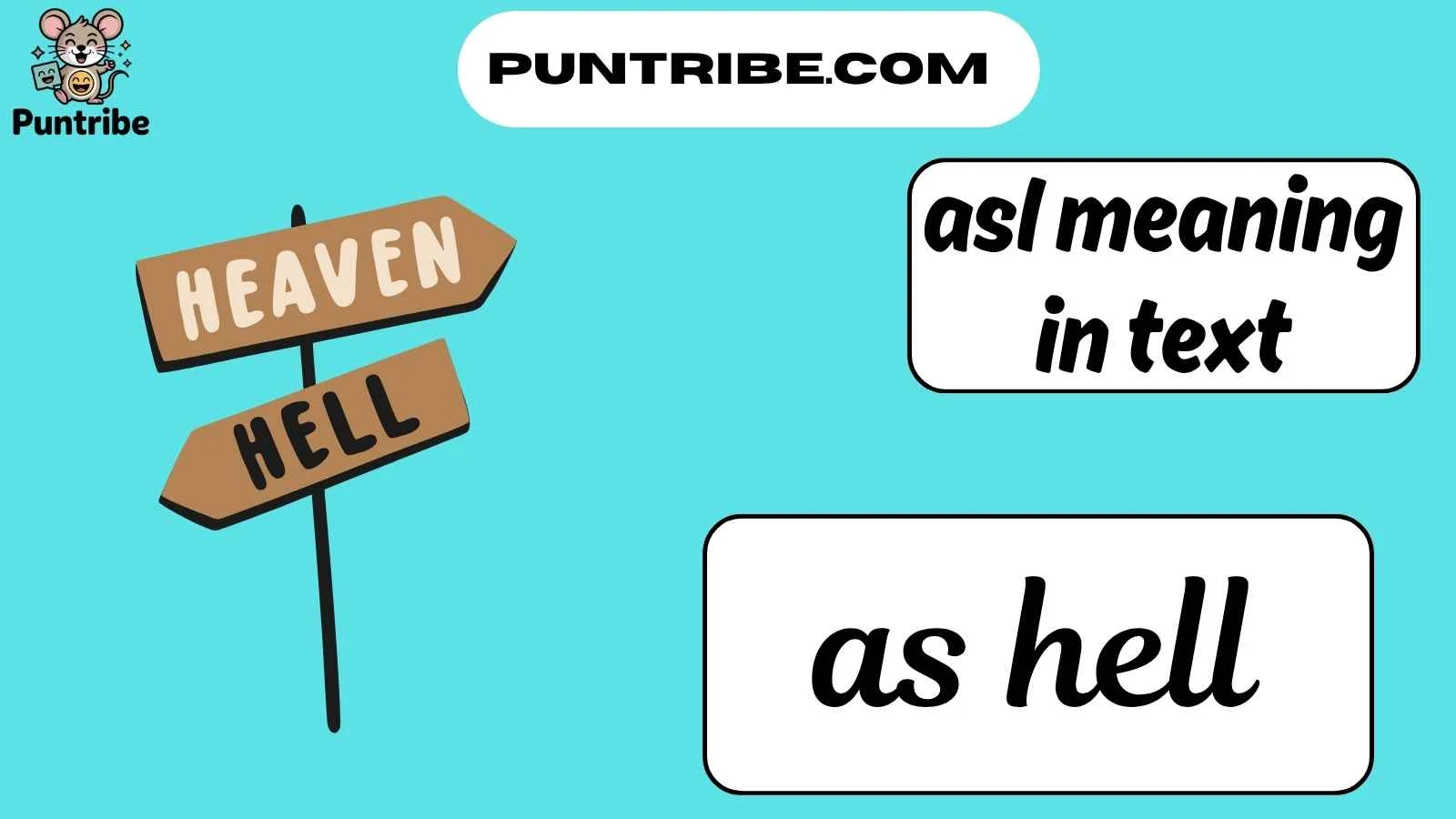 asl meaning in text