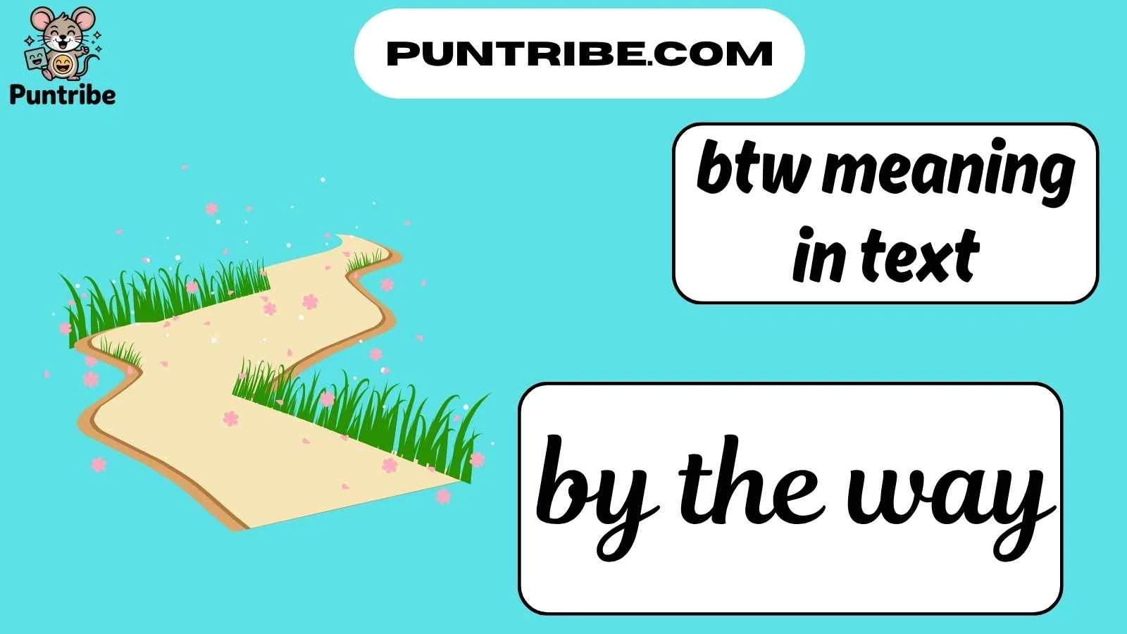 btw meaning in text