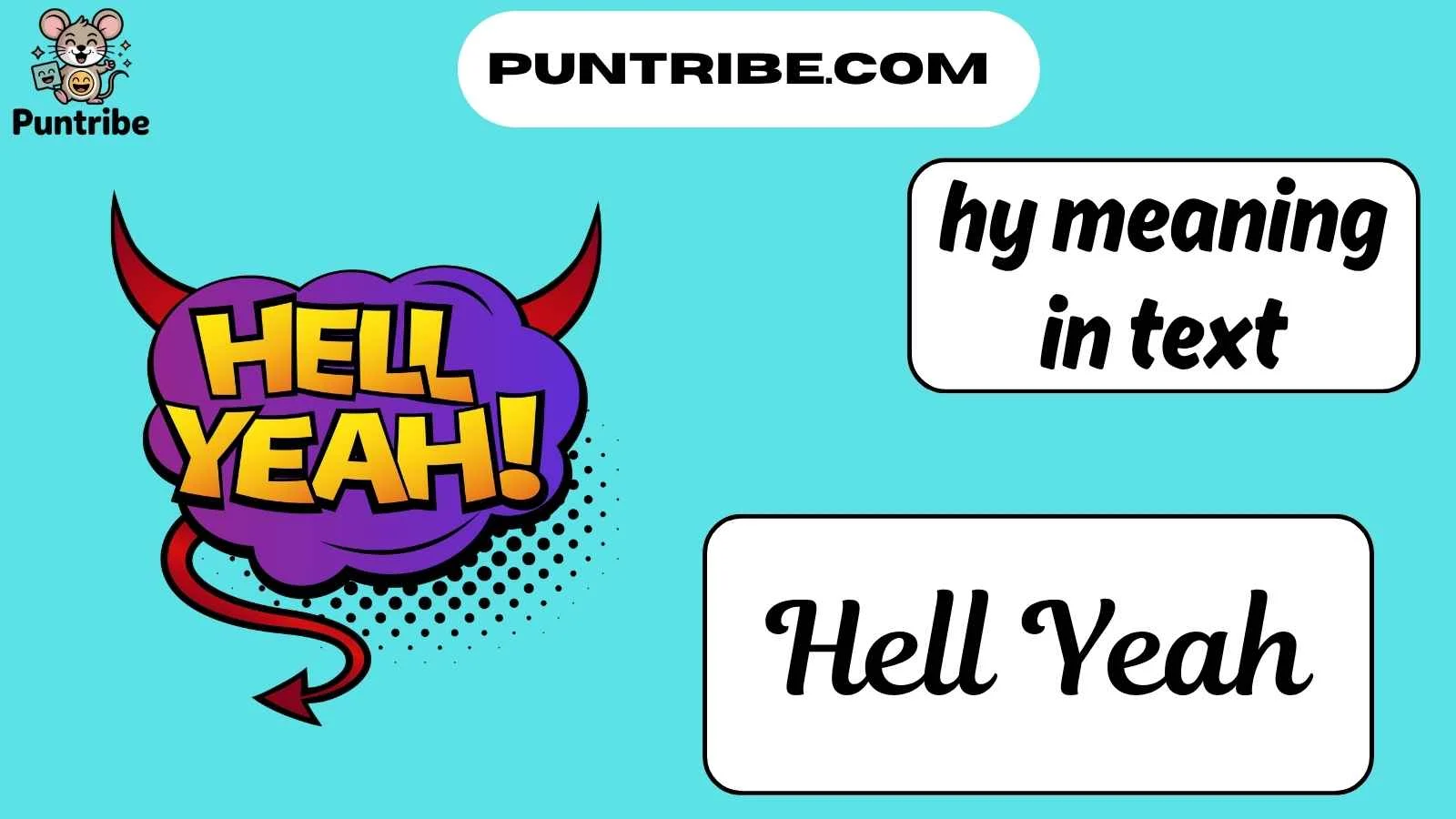 hy meaning in text