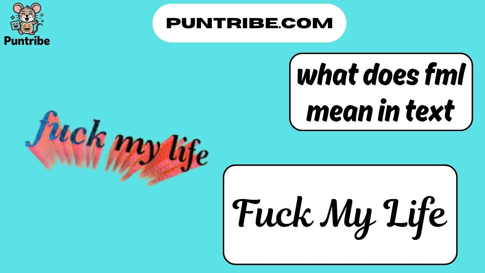 what does fml mean in text