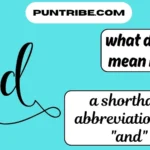 what does nd mean in text