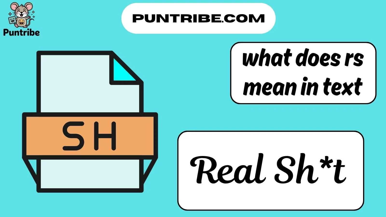 what does rs mean in text
